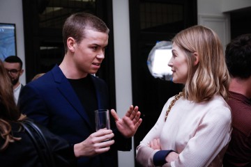 Will Poulter and Rosamund Pike.