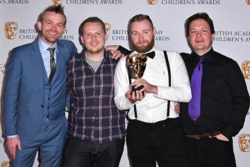 The team behind Lego Dimensions accept the Game Award 
