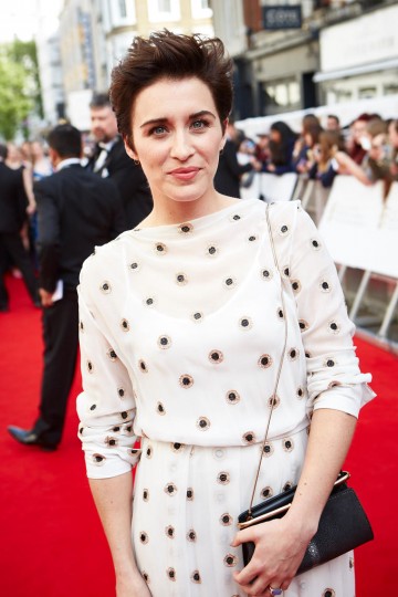 Supporting Actress nominee and Line of Duty star Vicky McClure arrives at Theatre Royal