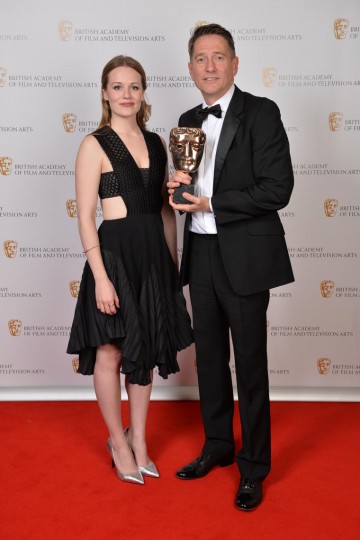 The BAFTA for Photography and Lighting: Fiction was awarded to Mike Eley for The Lost Honour of Christopher Jefferies, and presented by Cara Theobold.
