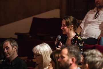 Lynwen Brennan in conversation with Celyn Jones at the Reardon Smith Theatre, Cardiff, 17th July 2018