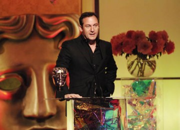 Star of the Harry Potter films Jason Isaacs presents the Award for Editing Fiction/Entertainment (pic: BAFTA / Richard Kendal).