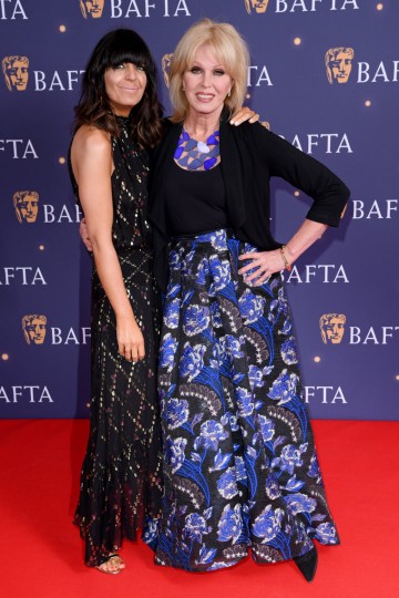 Two BAFTA hosts! Claudia Winkleman and Joanna Lumley