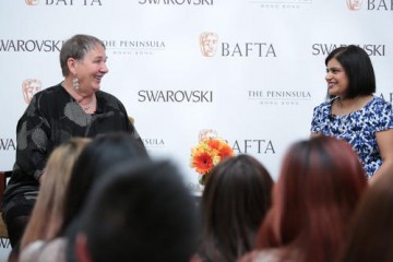 由BAFTA与施华洛世奇共同于香港举办的戏剧服装设计大师分享会现场照片。