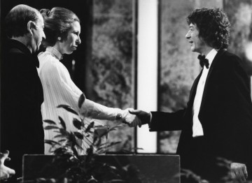 Hurt receiving the award for Supporting Actor from Princess Anne in 1978.Photo: BAFTA/ Archive