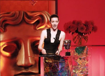 Talulah Riiley, star of St Trinian's and the forthcoming The Boat That Rocked, presented the Make-Up and Hair Design Award (pic: BAFTA / Richard Kendal).
