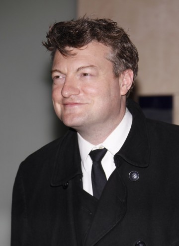 Columnist and Newswipe presenter Charlie Brooker arrives to hand out the coveted Best Game BAFTA.
