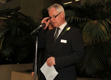 Coutts' Harry Keogh at the Television Nominee’s Party 2012