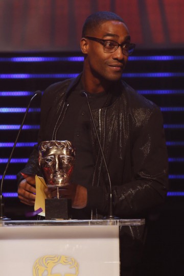 Simon Webbe presents the BAFTA for Channel of the Year at the British Academy Children's Awards in 2014