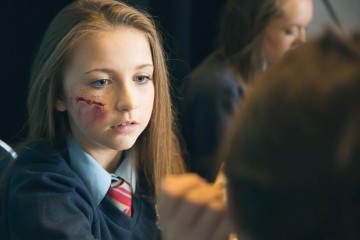 Sharon O'Brien presented a hair and makeup masterclass to students at The Swinton High School in Manchester.