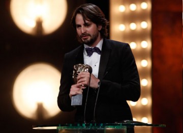 Writer of The Hurt Locker Mark Boal accepts the award for Original Screenplay (BAFTA/Brian Ritchie).