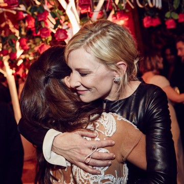 Penélope Cruz and Cate Blanchett at the BAFTA and Lancôme Nominees' Party 