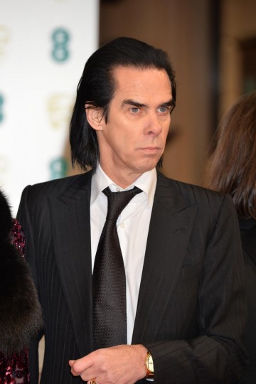Nick Cave looks slick as he arrives on the red carpet