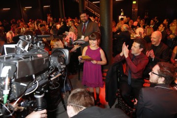 Olivia Davidson presents the Kids' Vote awards at the British Academy Children's Awards in 2014