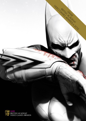 GAME British Academy Video Games Awards 2012 brochure cover: Batman Arkham City 