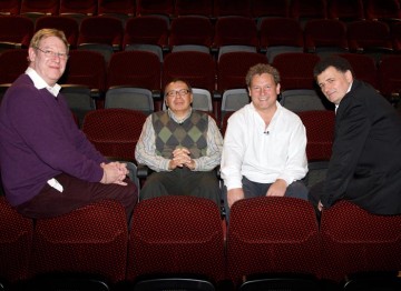 Laurence Marks, Maurice Gran, Ashley Pharoah and Steven Moffatt after the event (Image: BAFTA).