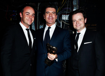 Ant, Dec and Simon Cowell at the 2010 BAFTA Television Awards.