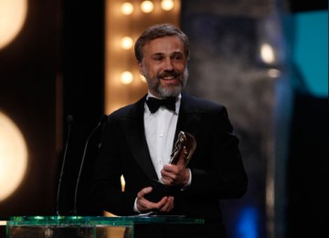 Christoph Waltz wins the Supporting Actor award for his performance in Inglourious Basterds (BAFTA/Brian Ritchie).