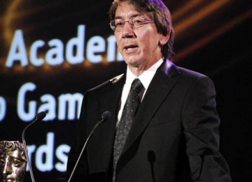 Will Wright accepts the Academy Fellowship at the British Academy Video Games Awards