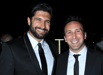 Facejacker's Kayvan Novak flashes a cheeky grin at the Television Awards After Party.