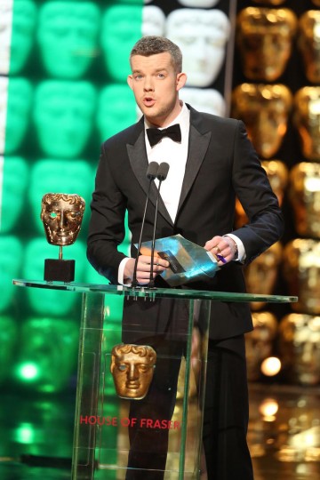 Russell Tovey presents the award for Supporting Actress