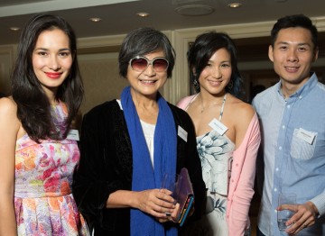 Celina Jade, Cheng Pei-pei, Marsha Yuan and Anthony Chen and the Peninsula Hong Kong. 