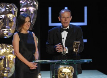 Former political correspondent Andrew Marr and Newsnight presenter Kirsty Walk were an apt choice to present the News Coverage category (BAFTA / Marc Hoberman).