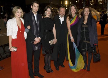 Legendary director Terry Gilliam arrived with his family to collect the Academy's highest honour and the last Award of the night, The Fellowship (BAFTA / Richard Kendal).