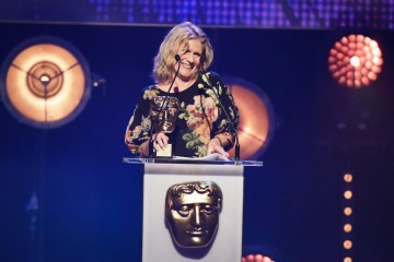 Jocelyn Stevenson collects the Special Award in 2015
