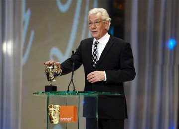 Sir Ian McKellen presents the Award for Director (pic:BAFTA / Camera Press).