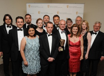The team behind wildlife series Springwatch, which was recognised for its outstanding creative and technical teamwork both behind the camera and online. (Pic: BAFTA/Chris Sharp)

