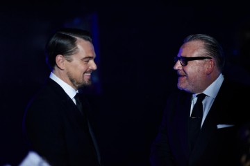 Leonardo DiCaprio and Ray Winstone