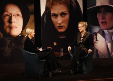 Presenter Mariella Frostrup talks to Meryl about her career highlights (BAFTA / Marc Hoberman).
