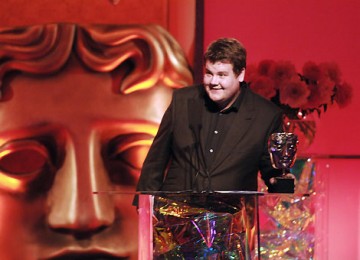 James Corden, BAFTA-winning star of 'Gavin & Stacey', presents the Writer category (pic: BAFTA / Richard Kendal).