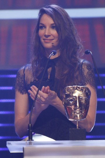 Katherine Mills presents the BAFTA for Interactive - Original at the British Academy Children's Awards in 2014