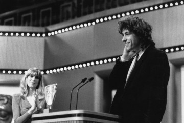 In 1986, the Television Award for Originality is awarded to Bob Geldof for Live Aid for Africa. The Award was presented by Selina Scott.
