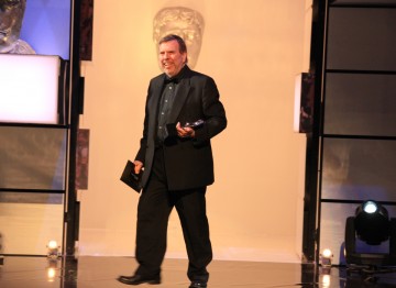 British actor Timothy Spall presents the Supporting Actress prize.