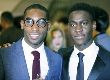 Tinie Tempah with Breakthrough Brit Ade Oyefeso