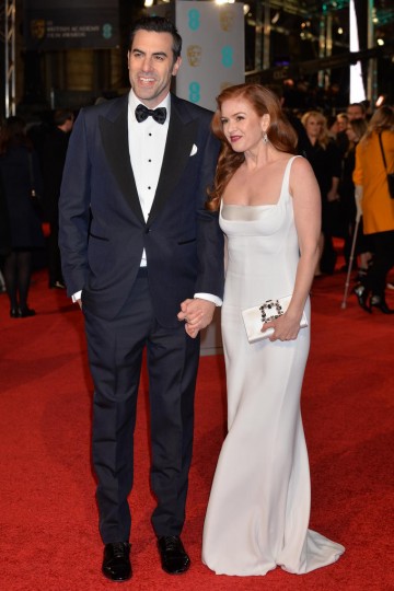 Sacha Baron Cohen and wife Isla Fisher make the perfect couple on the red carpet