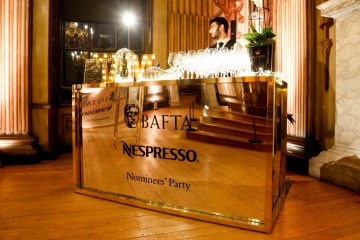 The bar is set for guests to arrive at the BAFTA Nespresso Nominees' Party