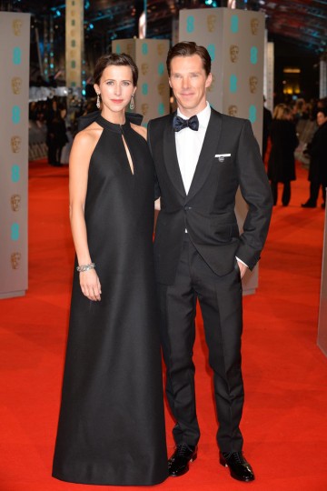 Benedict Cumberbatch and fiancée Sophie Hunter are a perfect match as they take to the red carpet