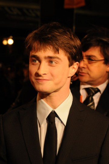 Harry Potter star Daniel Radcliffe on the red carpet in 2008.