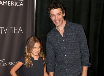 Actress Millie Brown with Actor James Frain, stars of Intruders