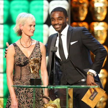 Ore Oduba and Judy Murray present the award for Sport and Live Event 
