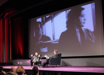 Secret Millionaire screenwriter Simon Beaufoy talks to guests and Matthew Sweet about his career. (Photography: Jay Brooks)