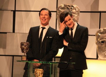 Sherlock's Benedict Cumberbatch and Doctor Who's Matt Smith introduce the Academy's Special Award.