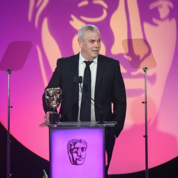 Paul McNamara accepts the award for Director: Multi Camera sponsored by The London Studios at the British Academy Television Craft Awards in 2015