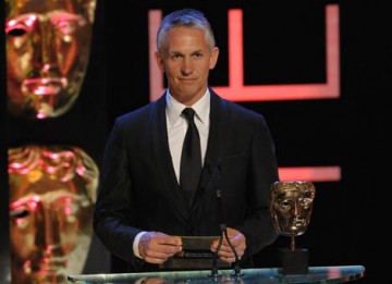 Described by host Graham Norton as "one of England's greatest ever footballers", Gary Linekar took to the stage to present the Sport category (BAFTA / Marc Hoberman).