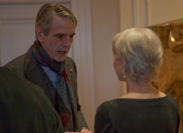 Helen Mirren and Jeremy Irons at the BAFTA Fellowship lunch hosted by Hackett.