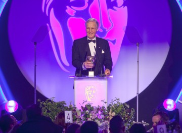 Veteran broadcaster Nicholas Parsons presented the BAFTA for Entertainment Craft Team.